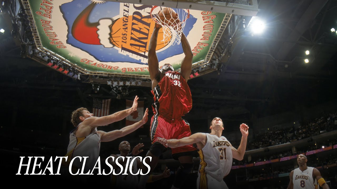 SHAQ vs. Kobe 💥 HEAT + Lakers Christmas Day 2004