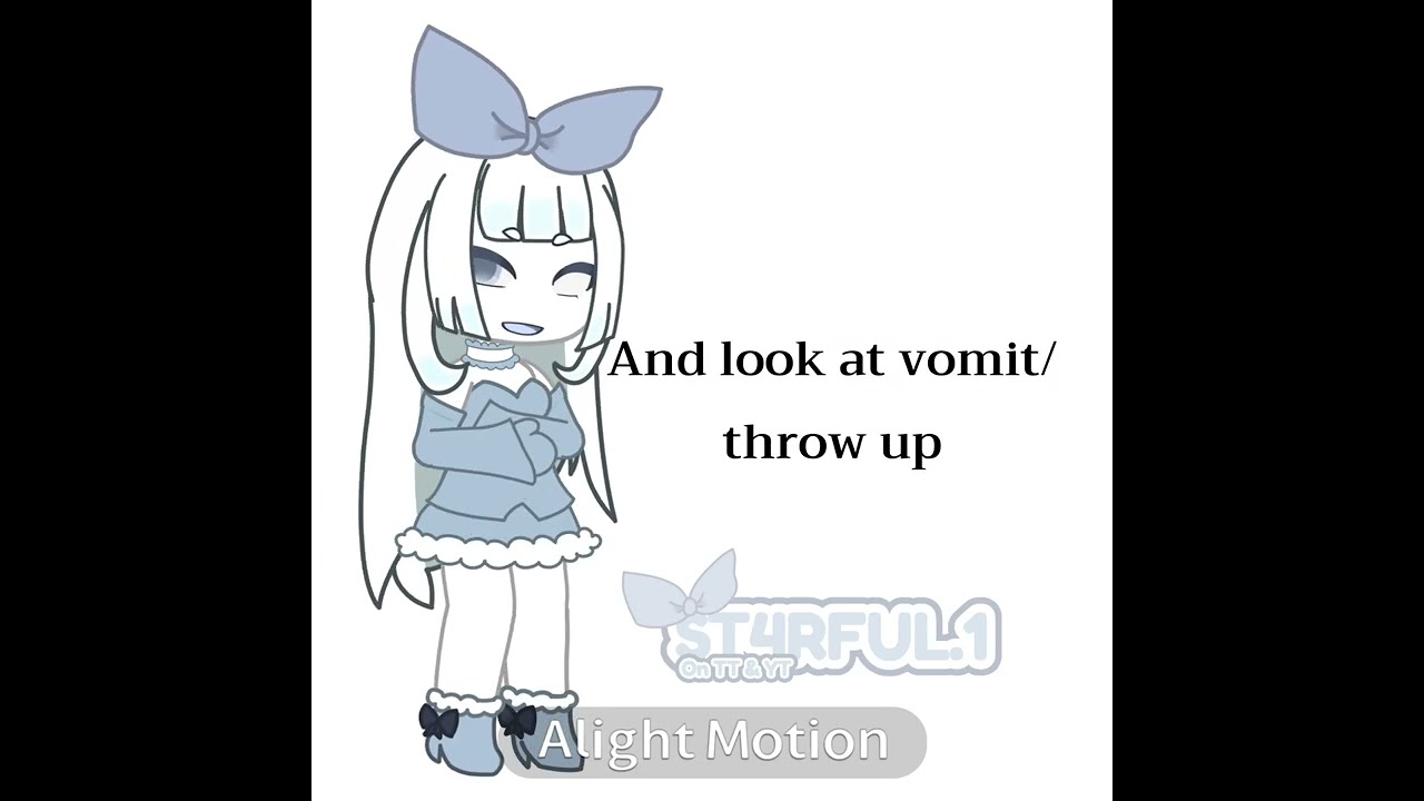 What an unusual fear! #fyp #alightmotion #gacha #tween #phobia #fear #scopophobia