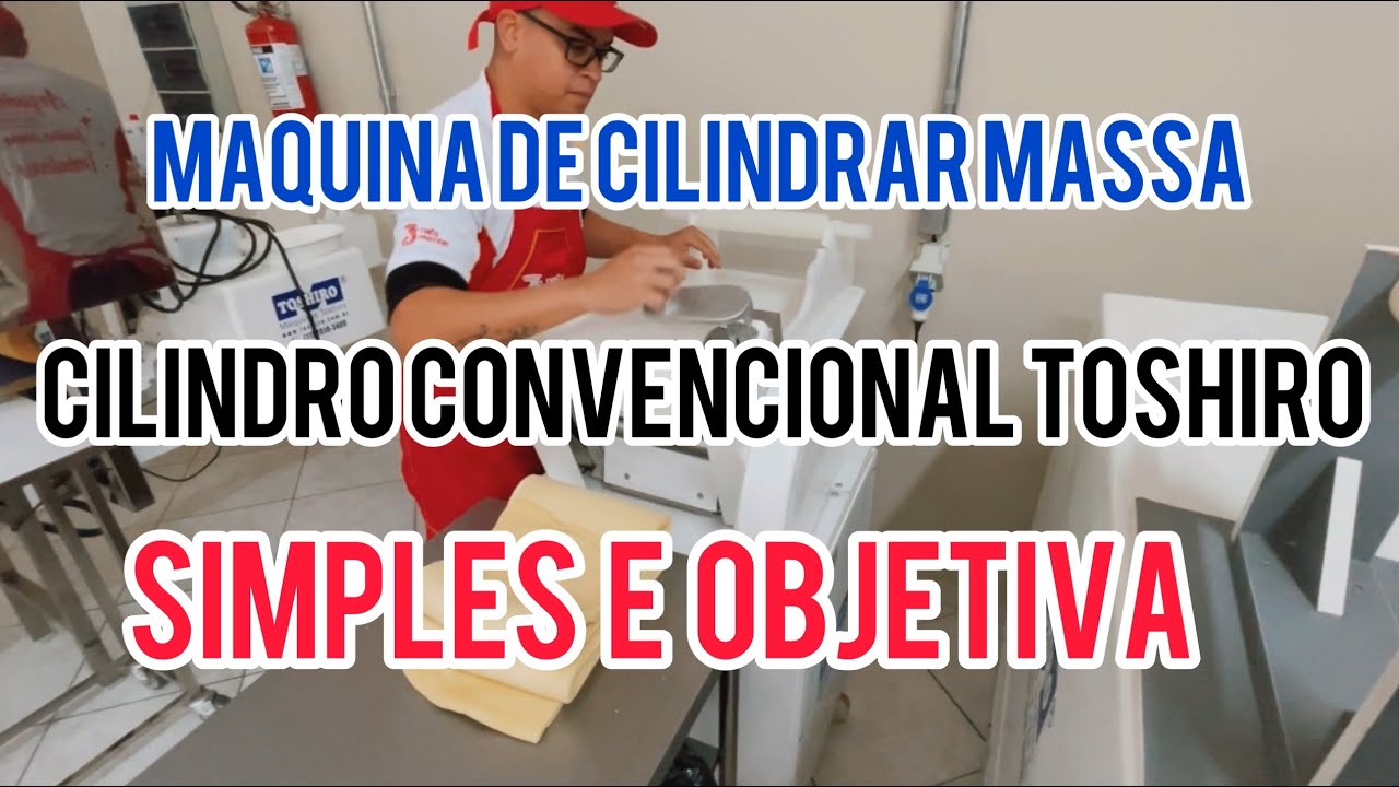 MAQUINA DE FAZER PASTEL - CILINDRO CONVENCIONAL TOSHIRO