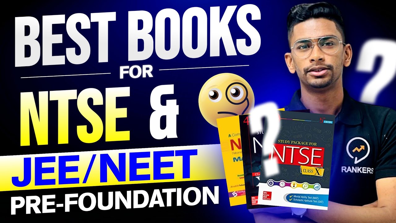 Best Books for NTSE & JEE /NEET Prefoundation | NTSE Best Books | Prefoundation Book List