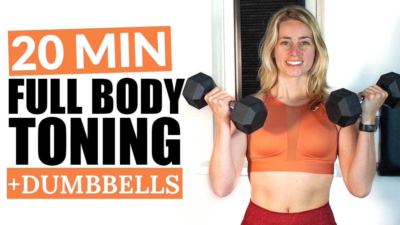 Full Body Dumbbell Workout // 20 Minute Tone & Strengthen Routine