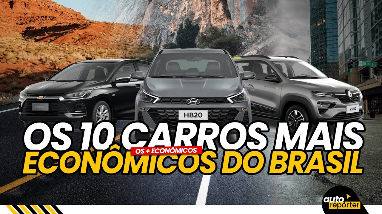 Os 10 Carros Mais Econ&ocirc;micos do Brasil