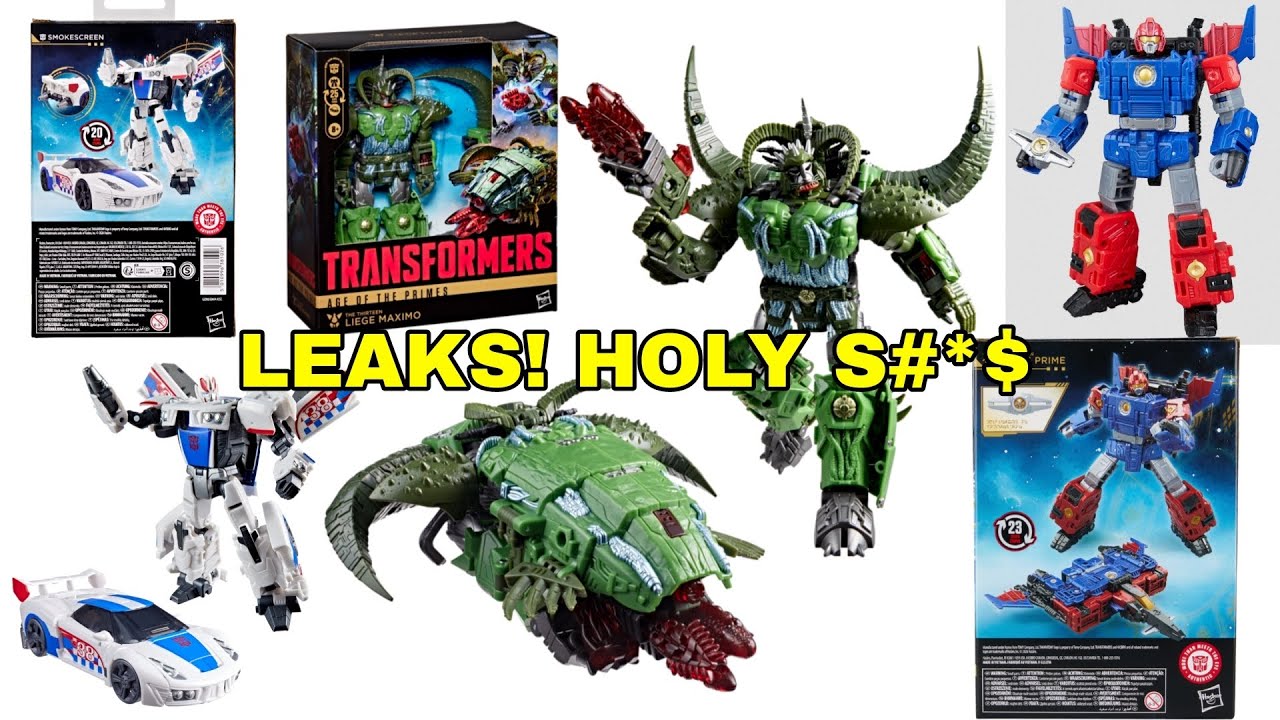 LEAKED IMAGES! Transformers Age of the Primes LIEGE MAXIMO, NEXUS PRIME, SMOKESCREEN!!!