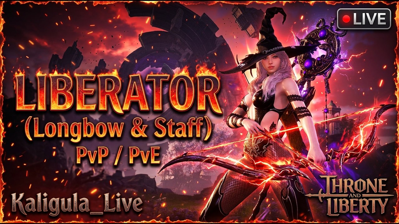 Этого ждали все! Лучшая MMRPG | PvP/PvE content | Throne and liberty | Staff/Longbow | Kaligula_live