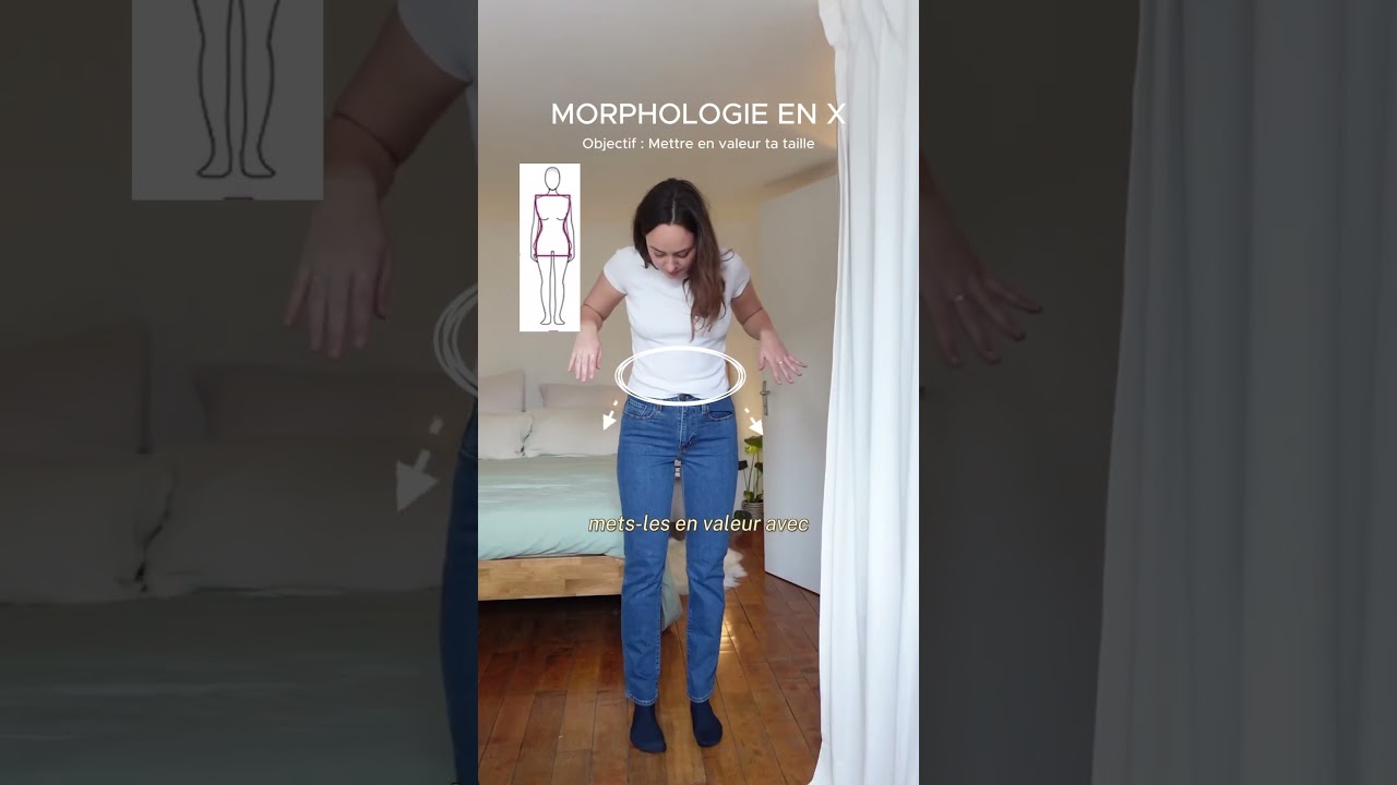 Trouver ton jean selon ra morphologie #morphologie #jean #jeanguide