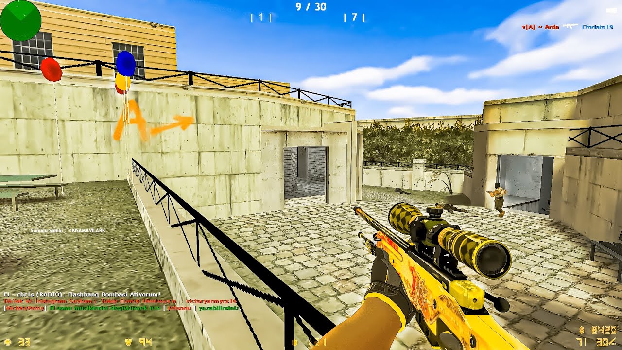 🔥CS 1.6 - CS:GO MOD ON OVERPASS! VictoryArmy CS:GO Mod 2024! [1080P]🔥