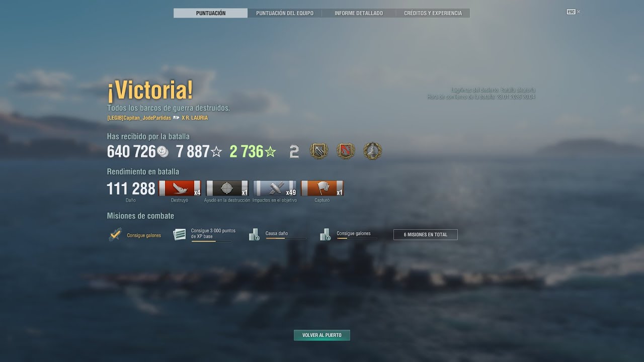 World of Warships. Ruggiero di Lauria. En división con caballero_51 y Hagakure8.