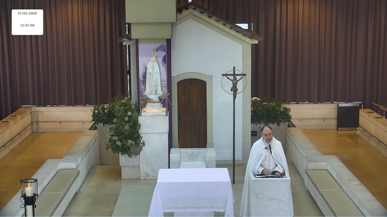 Terço a Nossa Senhora de Fátima desde a Capelinha das Aparições 27.02.2026
