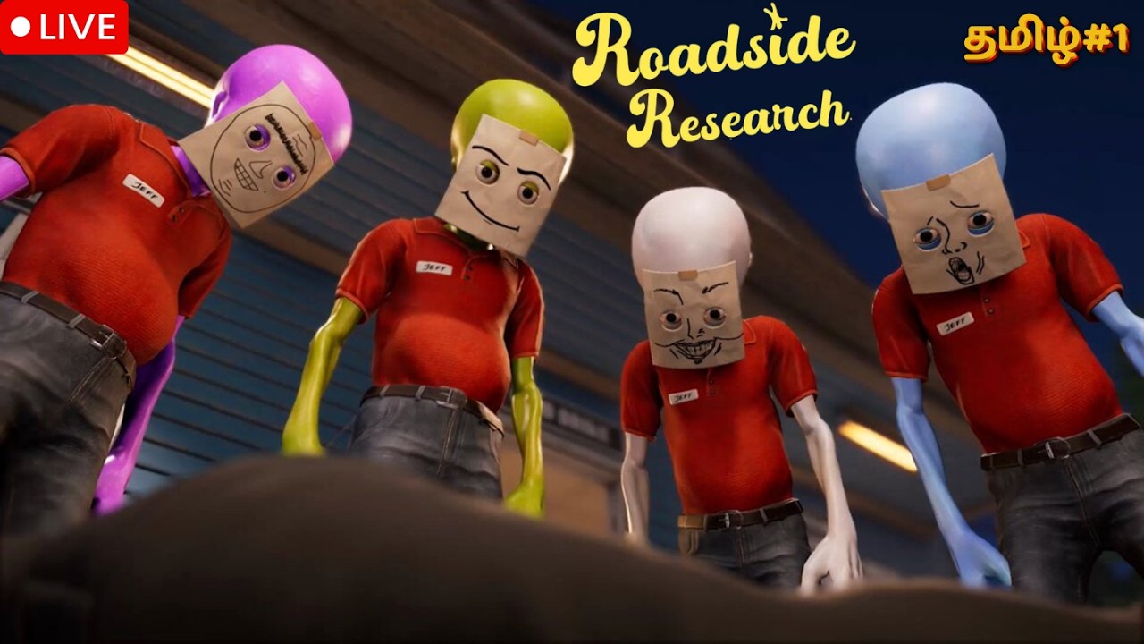 Alien Gas Station Chaos | Roadside Research Tamil LIVE | Funny Moments | Ace Victor