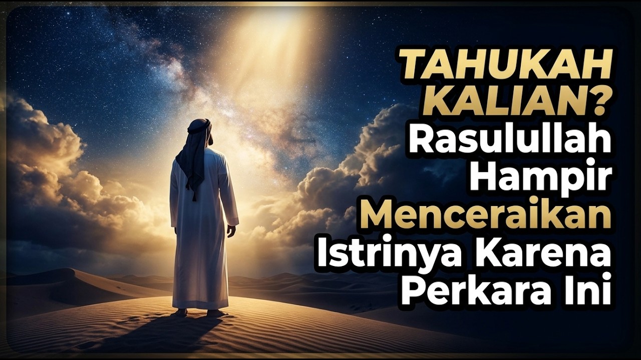 Tahukah Kalian? Rasulullah Hampir Menceraikan Istrinya Karena Perkara Ini