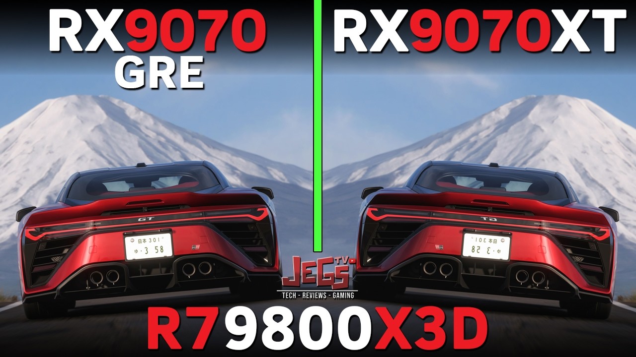 RX 9070 GRE vs RX 9070 XT | Ryzen 7 9800X3D | Тестирование в 15 играх