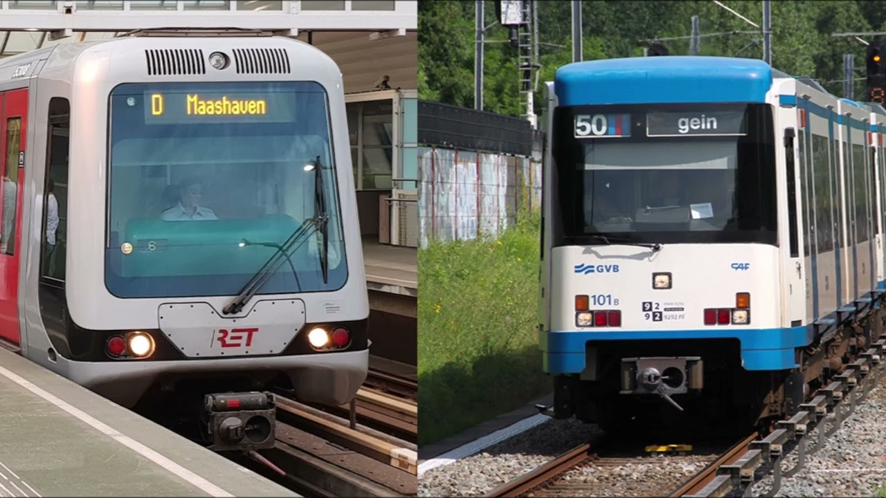 RET vs GVB optrekgeluid M4/S3 en MG2/1 of SG2/1