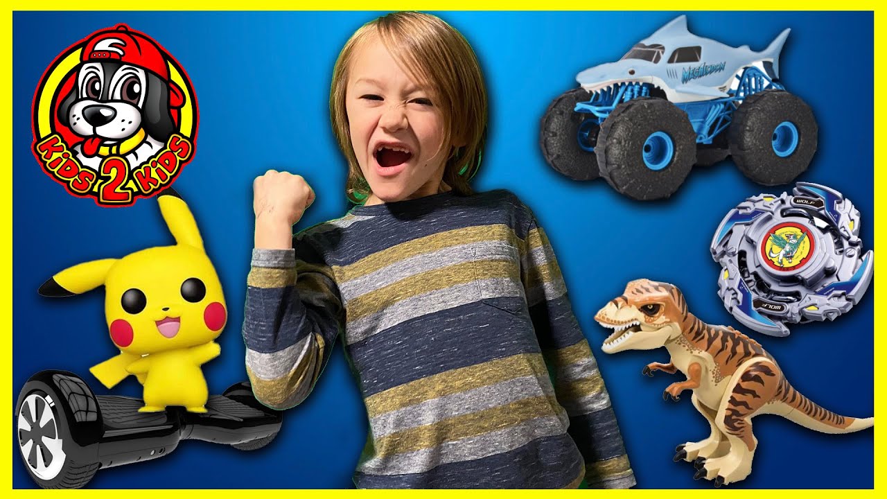 TOP 10 COUNTDOWN - TOYS 4 BOYS (Monster Jam RC Trucks, BeyBlade, Pokemon, Hoverboard, & LEGOS!)