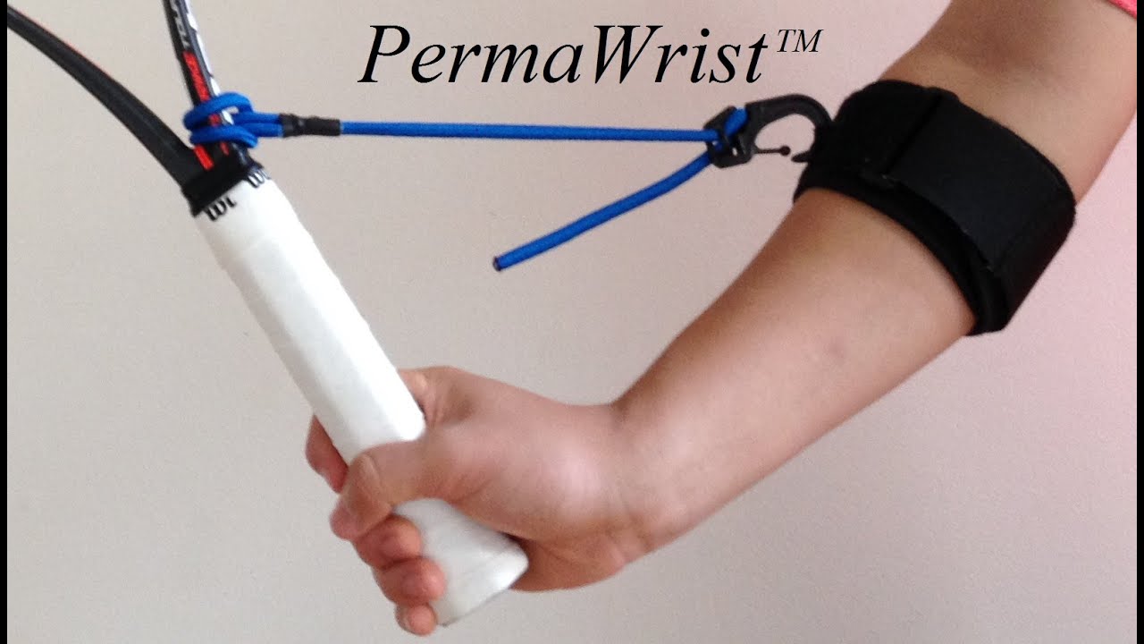 PermaWrist tennis swing training aid instruction video