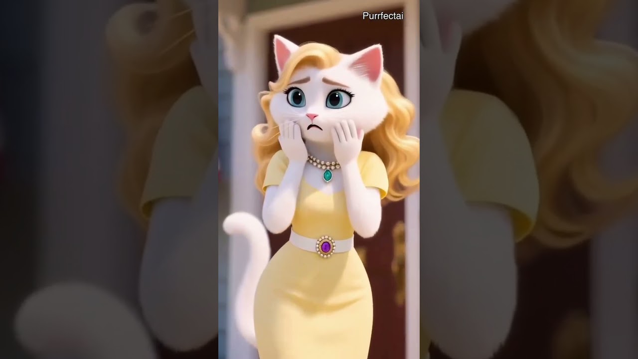 😿 وقتی میو کوچولو به ..!👇 #گربه  #کارتون #انیمیشن  #داستان_کوتاه   #حیوانات  #catstory    #trend