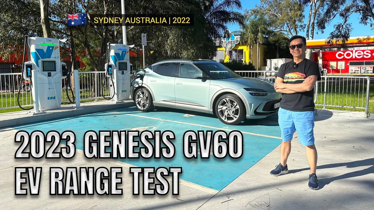 GENESIS GV60 2023 года: тест на запас хода по шоссе и быстрая зарядка постоянным током