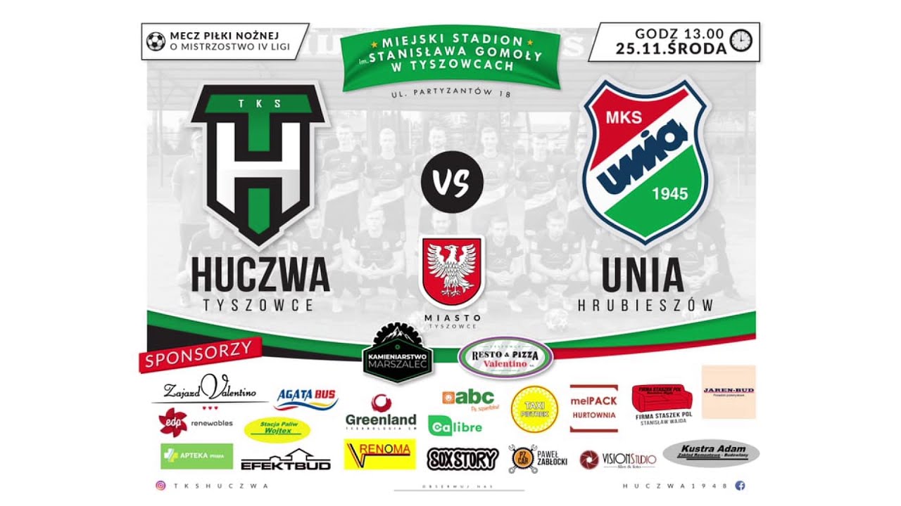 Huczwa Tyszowce - Unia Hrubiesz&oacute;w