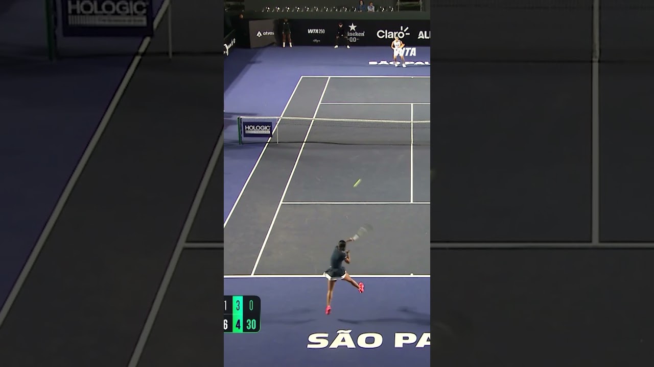 The magic wand of Alexandra Eala 🪄 #AlexEala  #wta #tennis #SPOpen #Eala