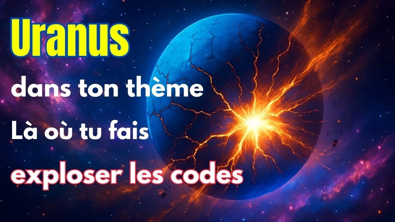 💥🪐 Uranus dans ton thème : là où tu fais exploser les codes