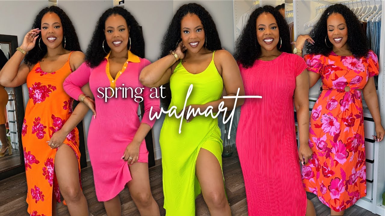 NEW! GET Ready for SPRING! Dresses from Walmart | Spring Clothing Haul Try On 2023