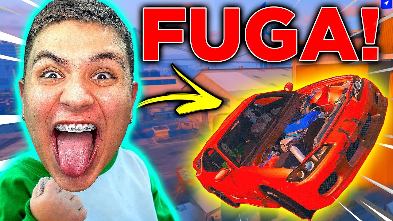 FUGA DA POLlCIA DE FORMA INSANA no GTA RP 😂 (Paulinho&nbsp;o&nbsp;LOKO)