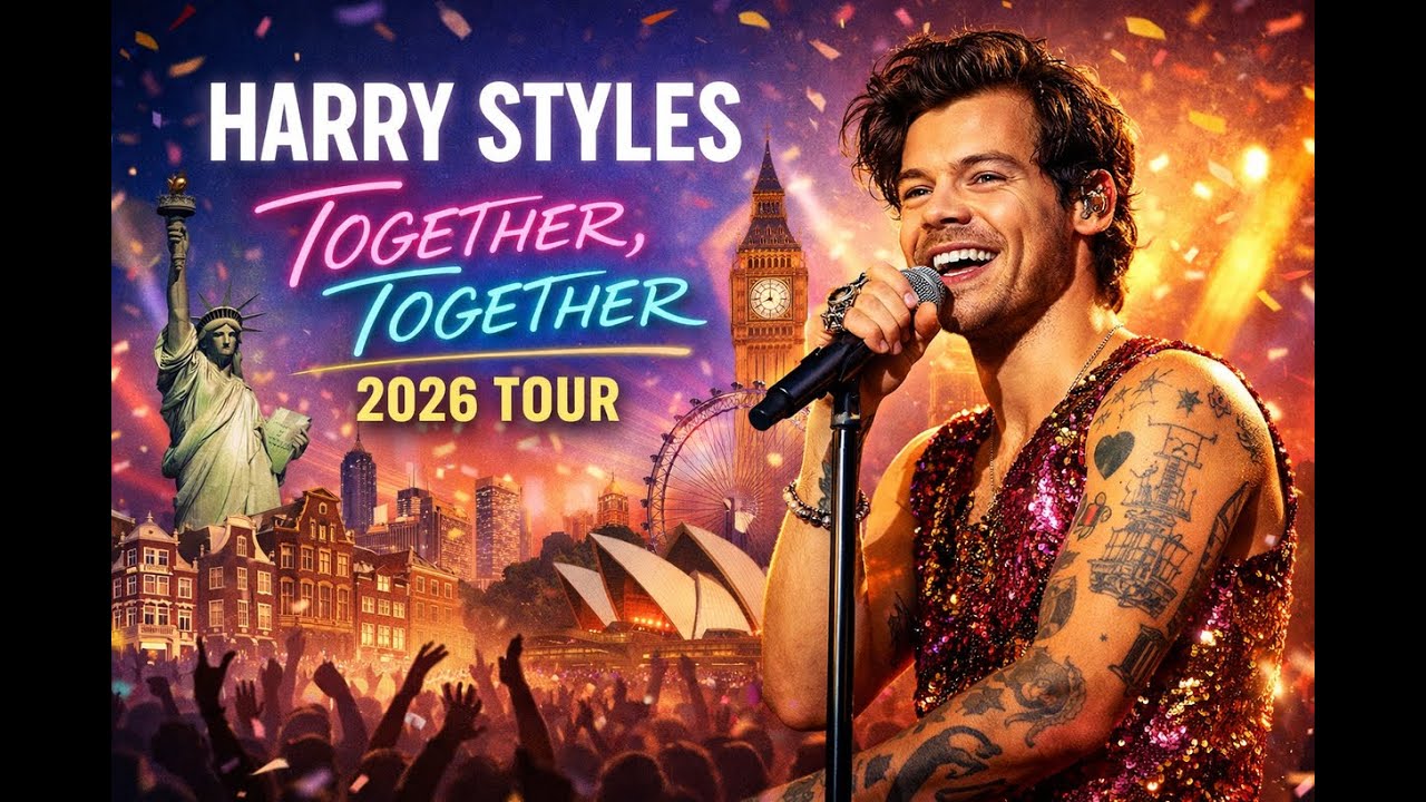 Harry Styles Announces 2026 “Together, Together” Tour🌍🎶
