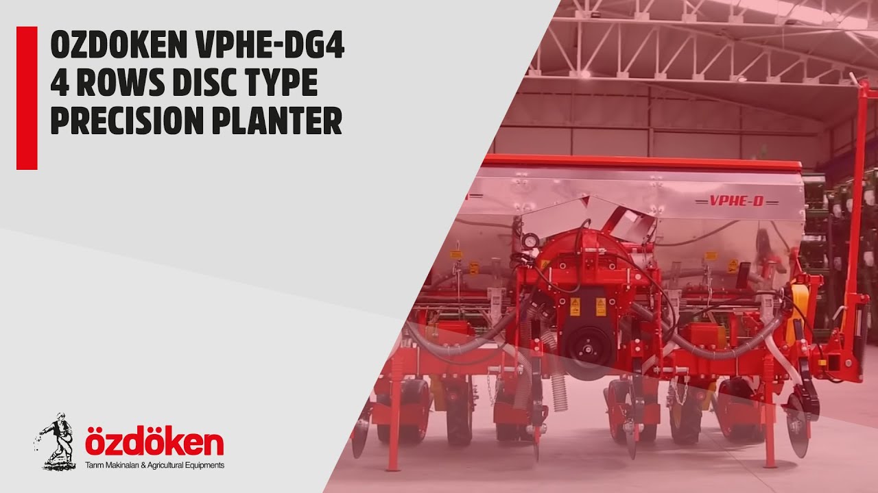 OZDOKEN VPHE-DG4 - 4 ROWS DISC TYPE PRECISION PLANTER