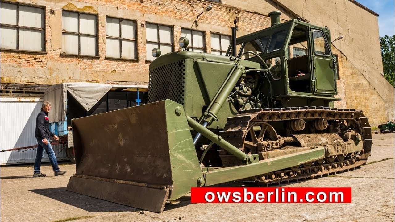 Russian Bulldozer Т-100 «сотка» | Exterior and Interior Walkaround & drive