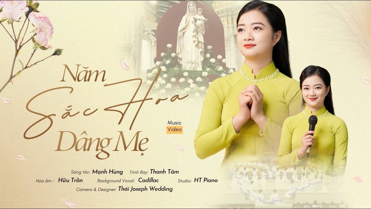 Năm sắc hoa dâng mẹ || Sáng tác: Mạnh Hùng || Trình bày:  Thanh Tâm