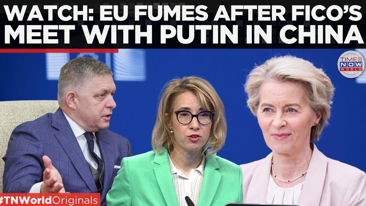 Robert Fico Joins Putin & Xi Jinping At Beijing, EU Reacts China As 'Enabler Of War' | World News
