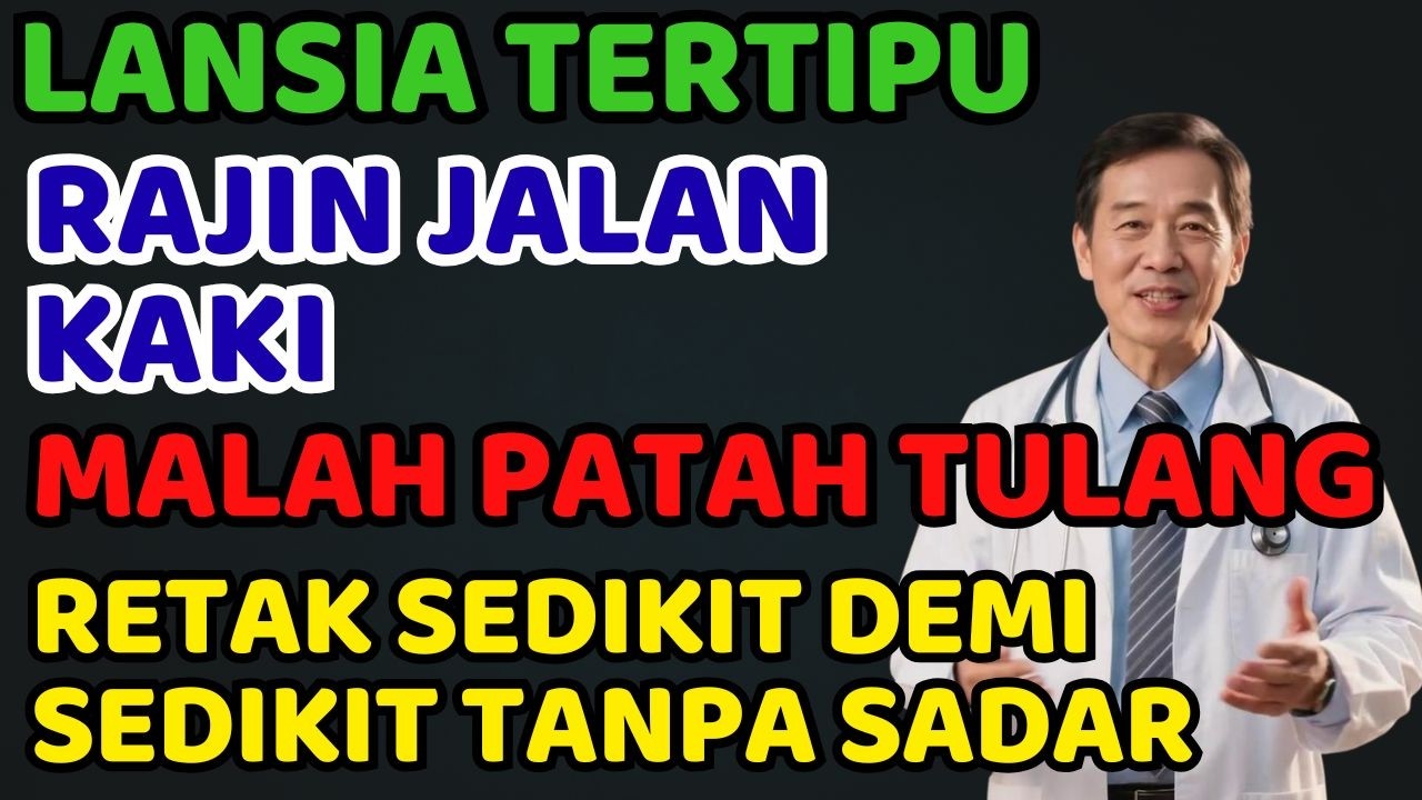 Dokter Bedah Tulang : BAHAYA Olahraga JALAN KAKI Bagi Kesehatan Lansia‼️Bisa Merusak Tulang Kaki‼️