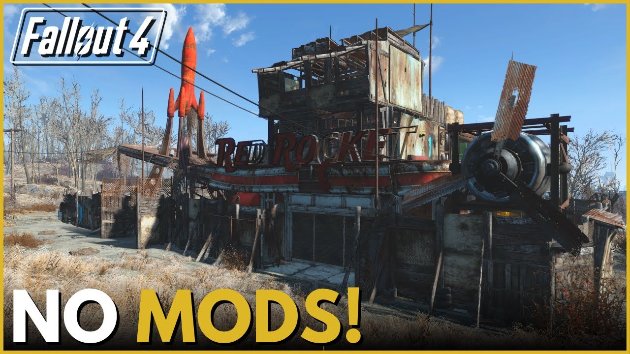 Fallout 4 — постройка поселения «Красная ракета» для новичков (без модов)