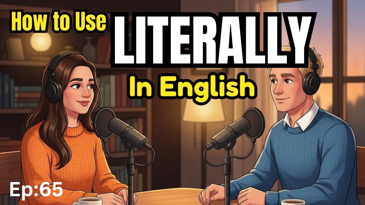 How to Use LITERALLY in  Daily  English | Easy English Conversations Practice