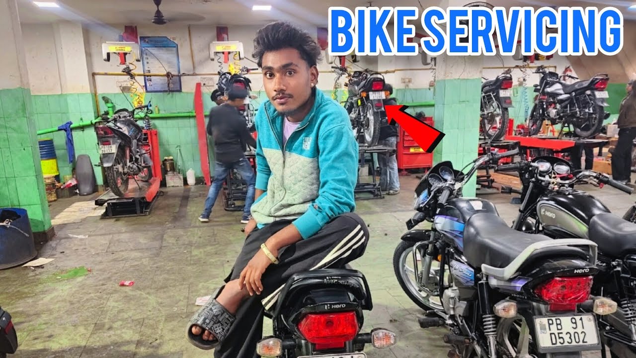 BIKE.. SERVICING............#video #vlog 🥰😍😍😍🥰ii