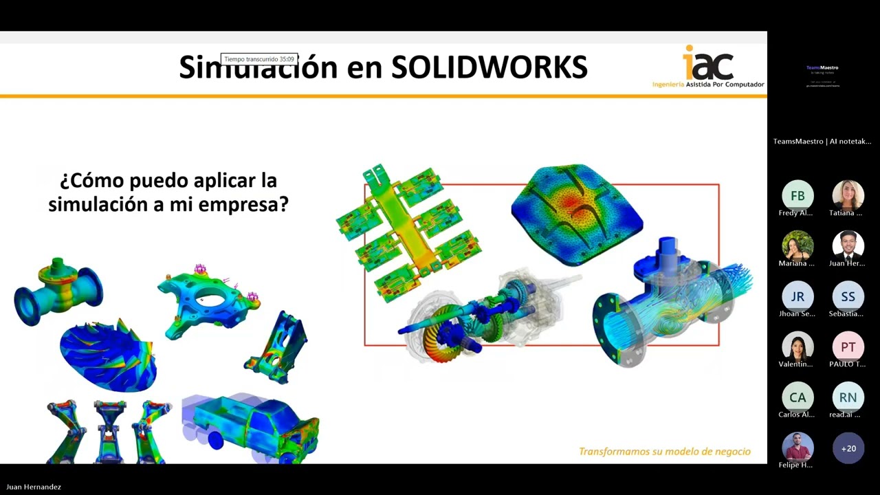 #LIVE IAC/ACADDEMIA: SIMULACIÓN AVANZADA CON SOLIDWORKS