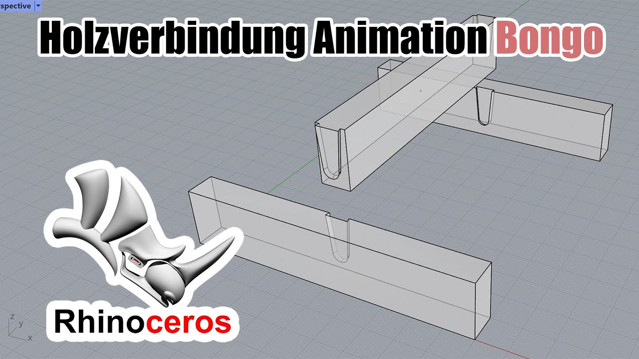 Rhino 3D   Bongo 2.0   Tutorial 1: Holzverbindung Animation