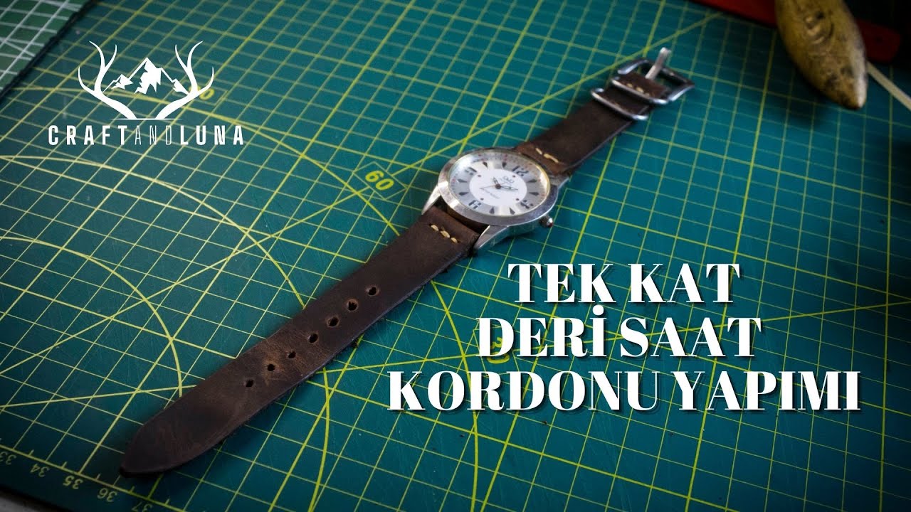 Deri Saat Kordonu Yapımı
