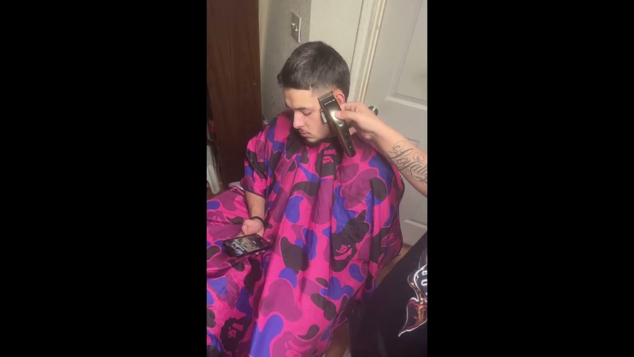 How to do a mid taper tutorial with your boy Mjzfadez 🥶🥶