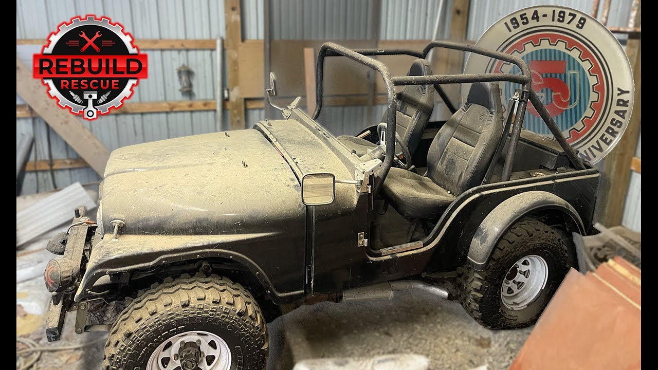 Заведётся ли он через 20 лет? Брошенный Jeep CJ5 1976 года.