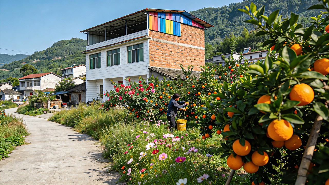 This Chinese Village Is Surrounded By Orange & Cherry Trees. It’s Nothing Like You Think.