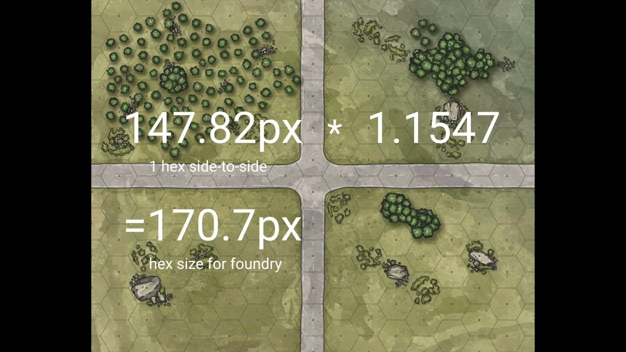 Setting up a hex map in Foundry