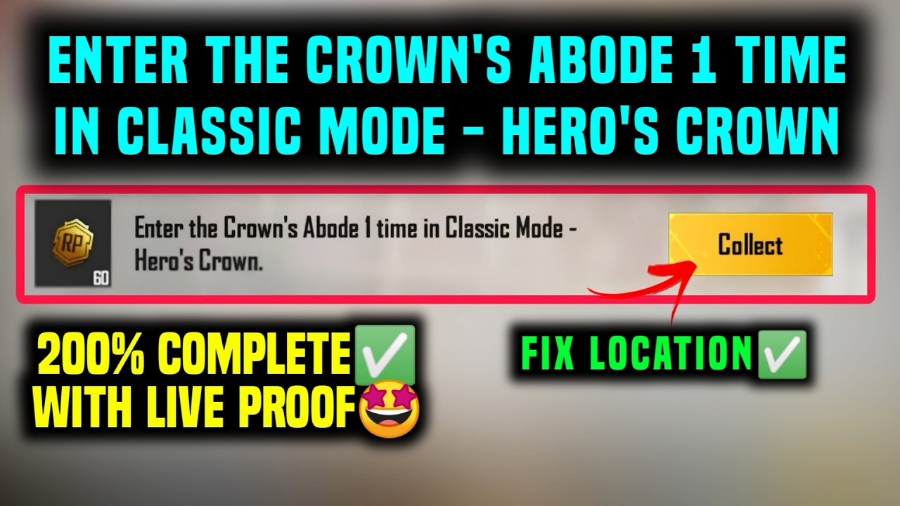 ENTER THE CROWNS ABODE 1 TIME IN CLASSIC MODE HEROS CROWN MISSION