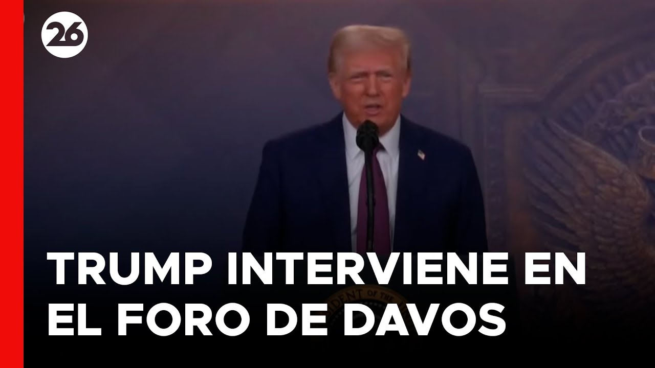 Donald Trump en Davos: “Mi mensaje es muy sencillo, vengan a fabricar su producto en EEUU”