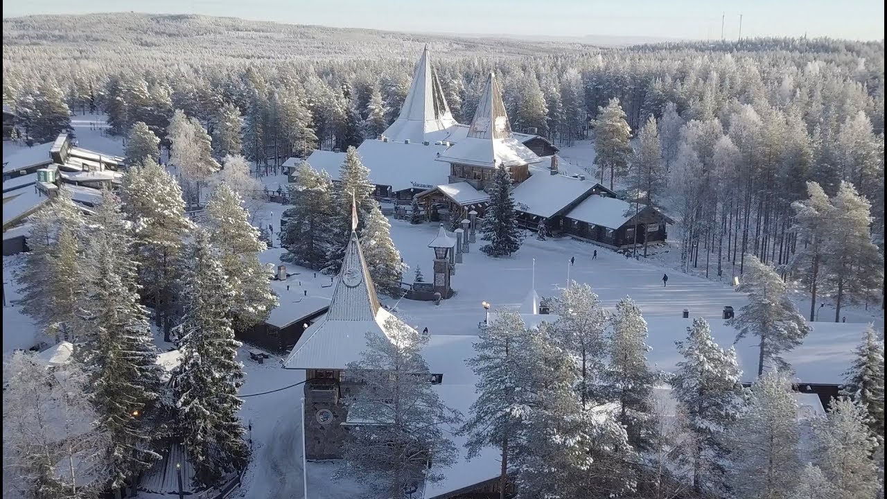 Santa Claus Village: winter arrives in Lapland ❄️🎅 Finland, Arctic Circle Father Christmas Rovaniemi
