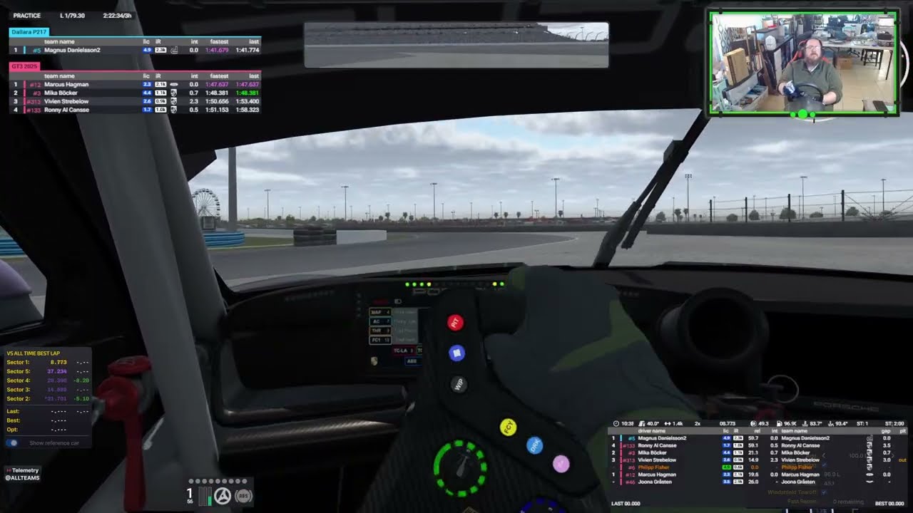 Daytona 24h Practice with Flying Cones Racing