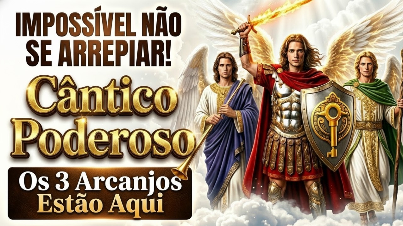 IMPOSSÍVEL NÃO SE ARREPIAR! 🔥 Os 3 Arcanjos Estão Aqui (Miguel, Rafael e Gabriel) ✨ 777 Efatá