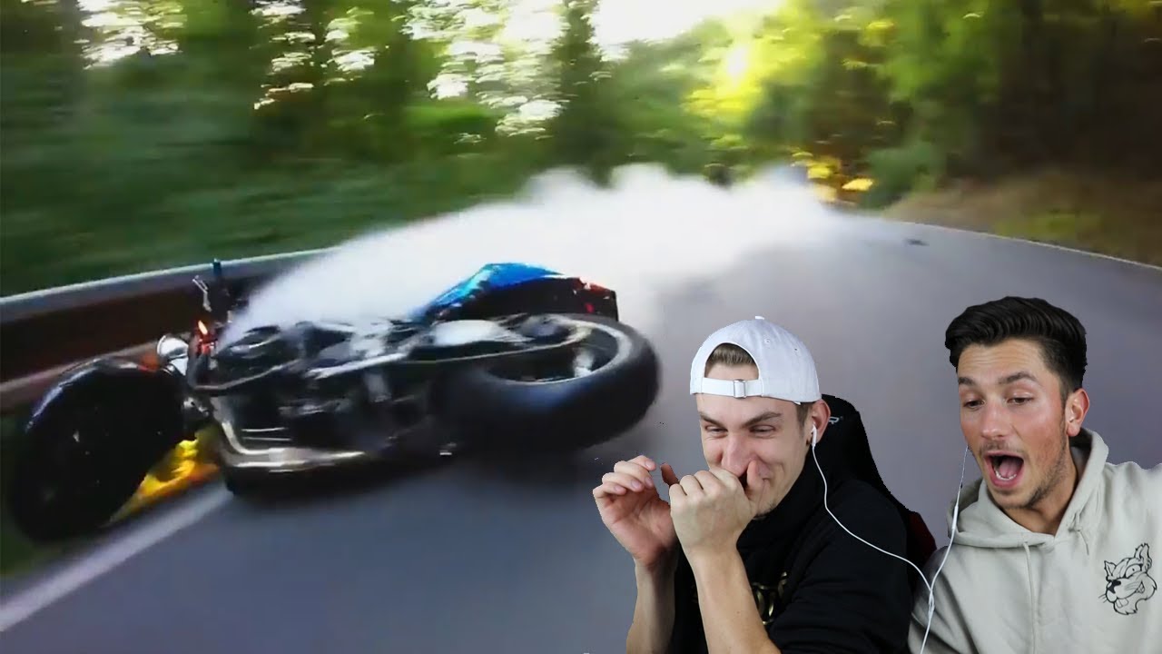 Übler Sturz! Motorrad fails und Ausraster | Reaktion mit Enes