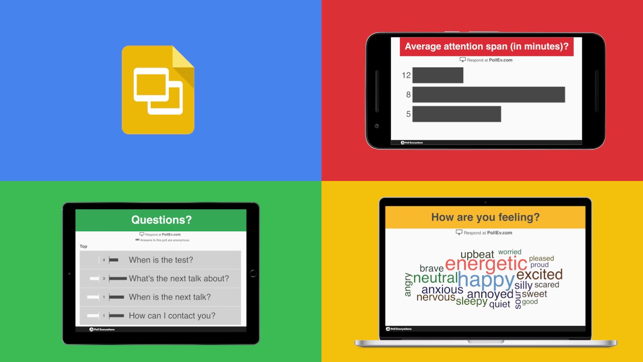 Add live audience interaction to Google Slides with Poll Everywhere