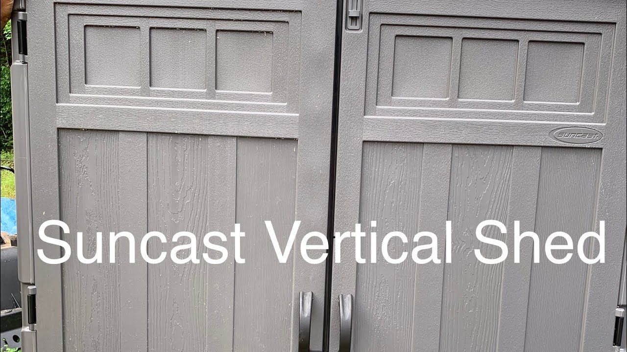 Unboxing and Assembly | Suncast Extra Large Vertical Shed from Sam’s Club