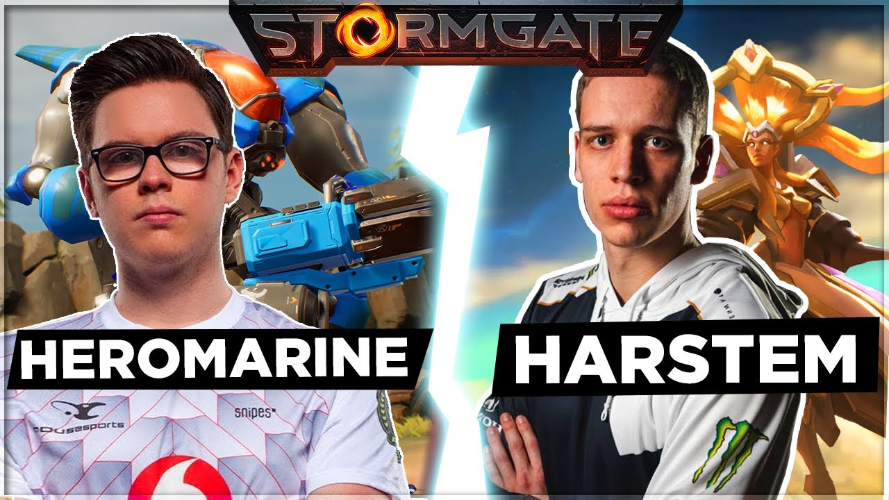 STORMGATE  : Harstem vs HeroMarine - Le PREMIER Match d'Harstem !  🏆